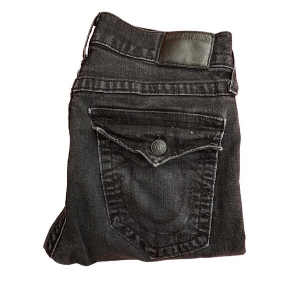 TRUE Religion Jeans Size 31 RICKY Gray - Picture 1 of 8